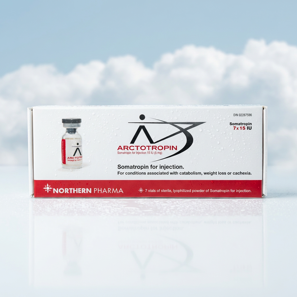 Arctotropin Somatropin 7 × 15 IU — Northern Pharma — Blue Sky Reflection