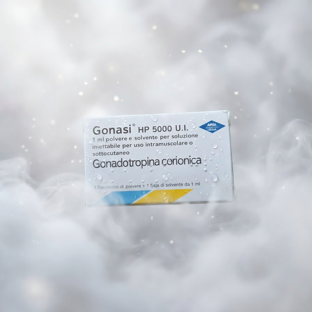 Gonasi HP 5000 U.I. — Chorionic Gonadotropin — Frosted Cloud Display