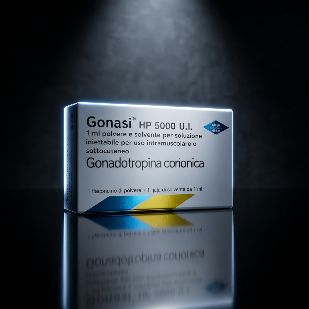 Gonasi HP 5000 U.I. — Chorionic Gonadotropin — Dark Spotlight Reflection