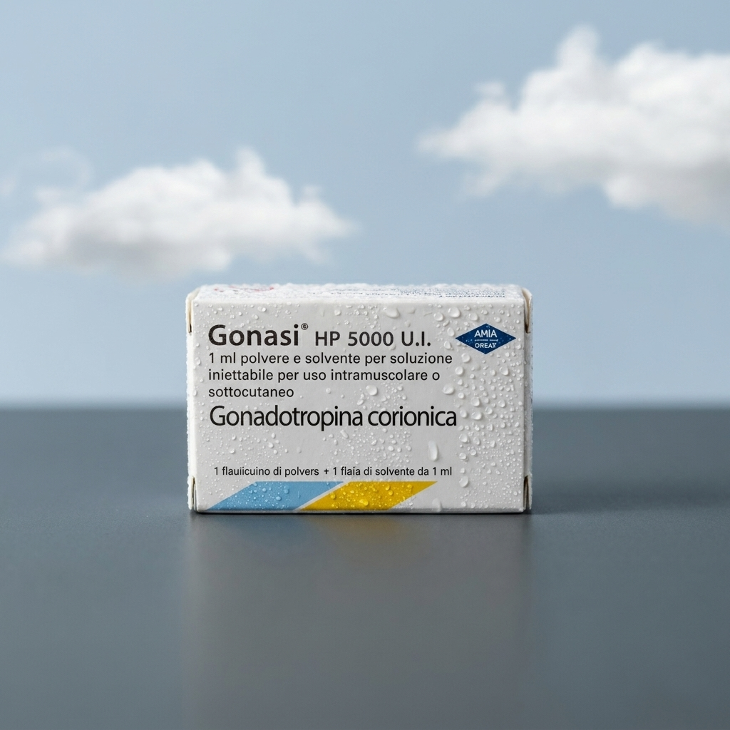Gonasi HP 5000 U.I. — Chorionic Gonadotropin — Blue Sky Table