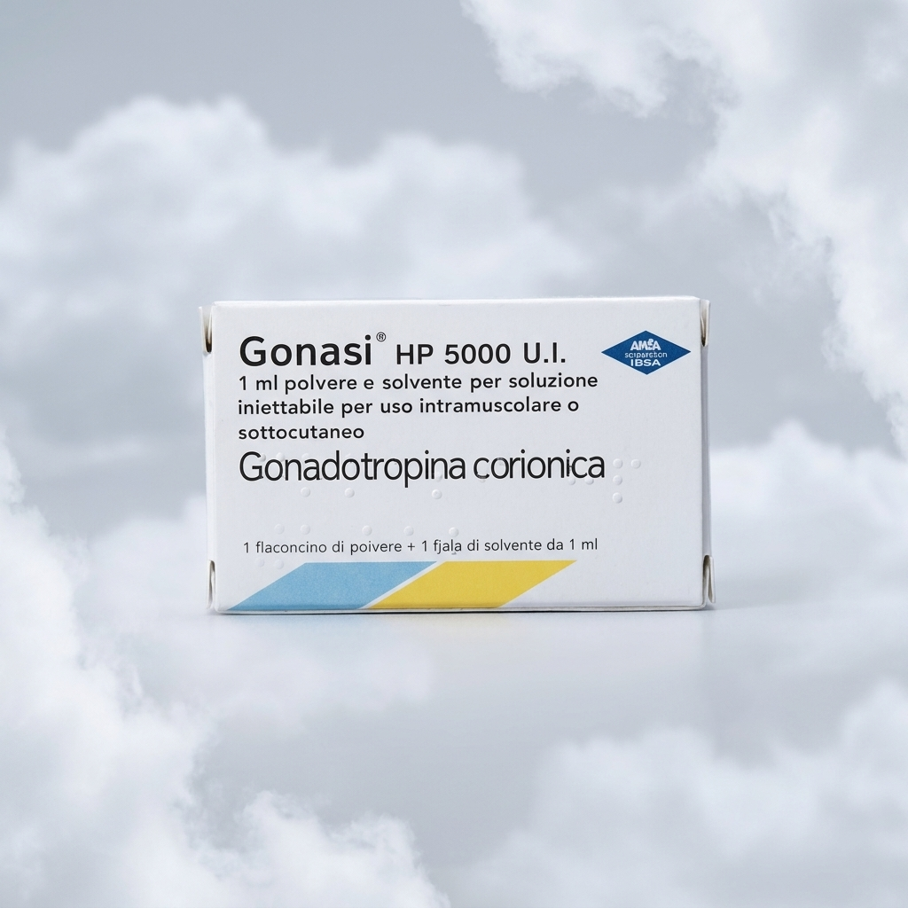 Gonasi HP 5000 U.I. — Chorionic Gonadotropin — Cloudy Sky Front