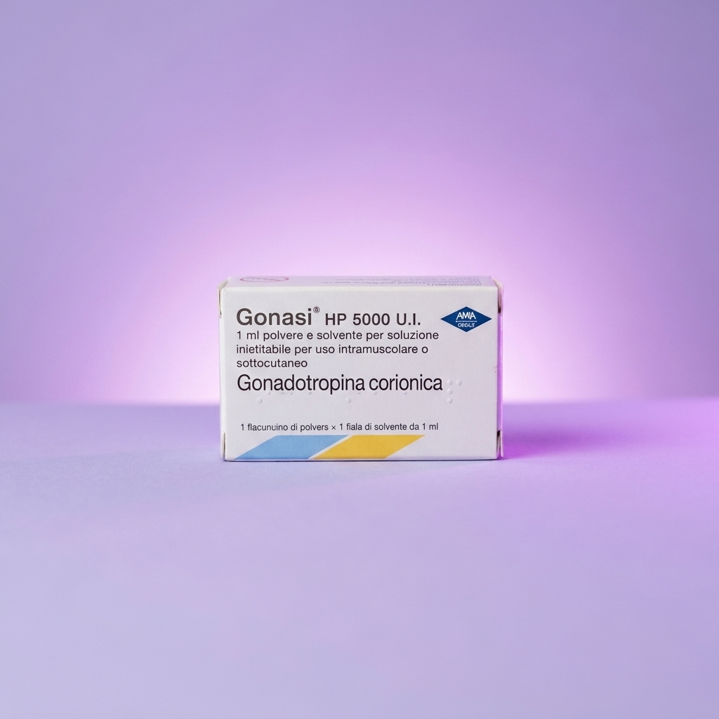 Gonasi HP 5000 U.I. — Chorionic Gonadotropin — Lavender Minimal