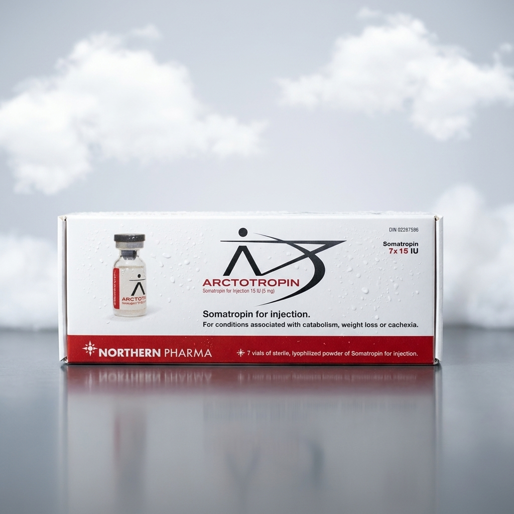 Arctotropin Somatropin 7 × 15 IU — Northern Pharma — Cloudy Blue Reflection