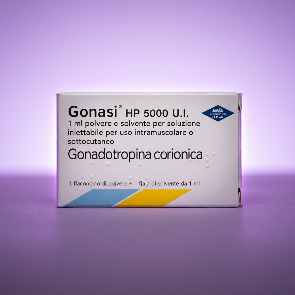 Gonasi HP 5000 U.I. — Chorionic Gonadotropin — Soft Lilac Glow